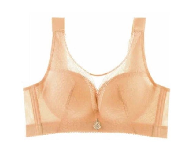 Sexig vadderad bh för kvinnor beige 75C