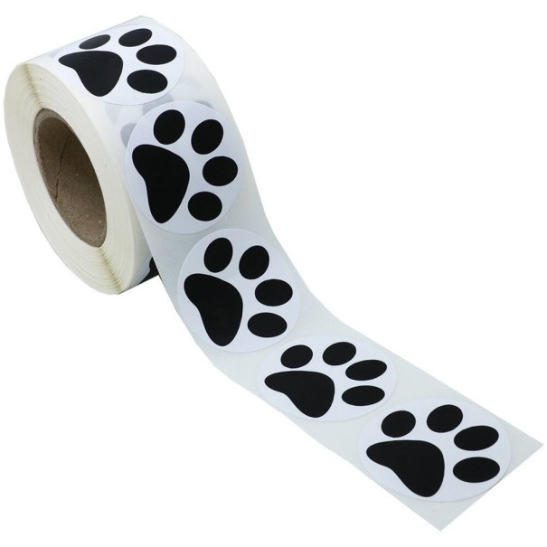 Paw stickers 500 st C626 1