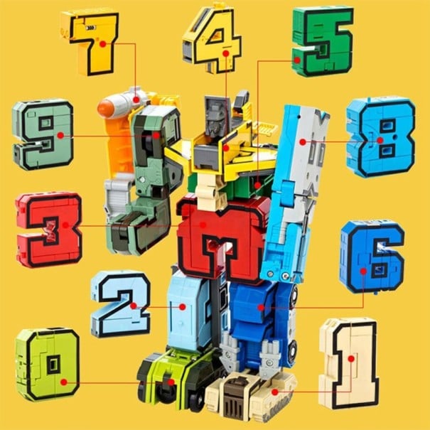 Bausatz mathematischer Roboter 10-tlg 1