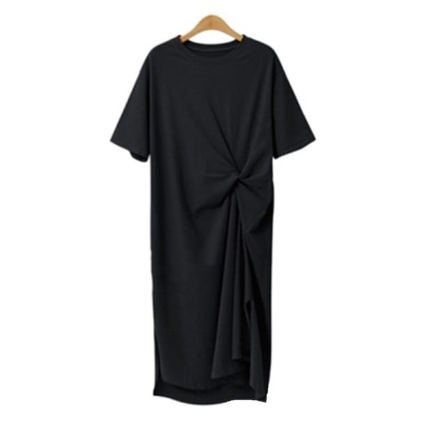 Vestido midi estilo camiseta Tatyana negro S