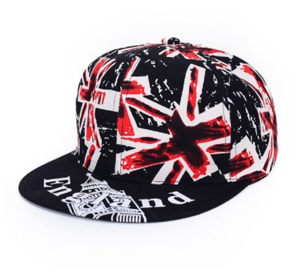 Unisex snapback England J2982 svart