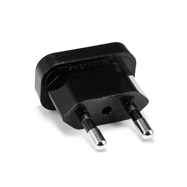 USA reseadapter för EU 4,8 mm svart