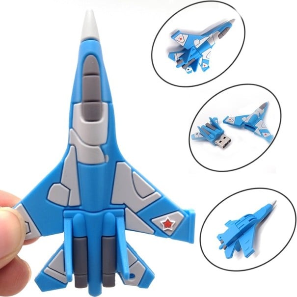 Avión con memoria USB 16GB