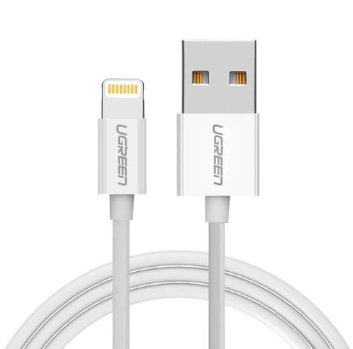USB-kabel för Apple iPhone/iPad/iPod vit 50 cm