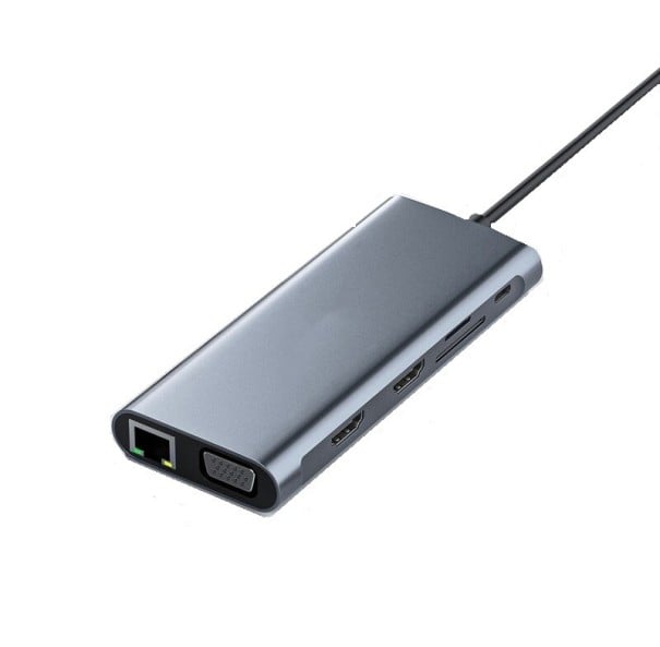 USB-C-hubb 12 i 1 1