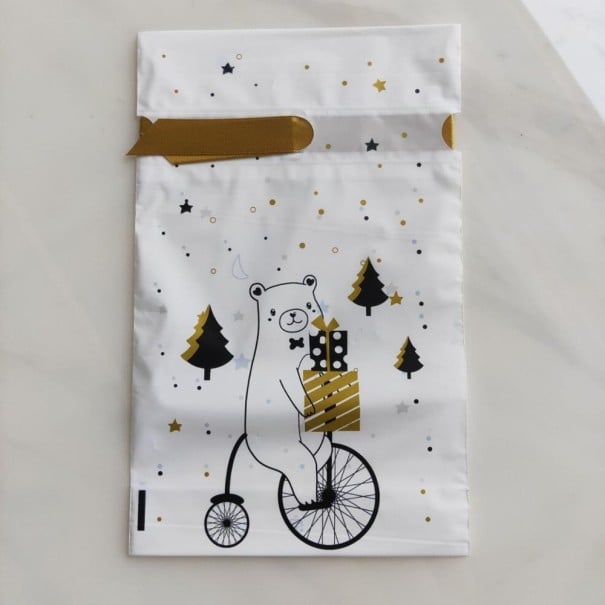 Bolsa de regalo de Navidad 10 uds. 1