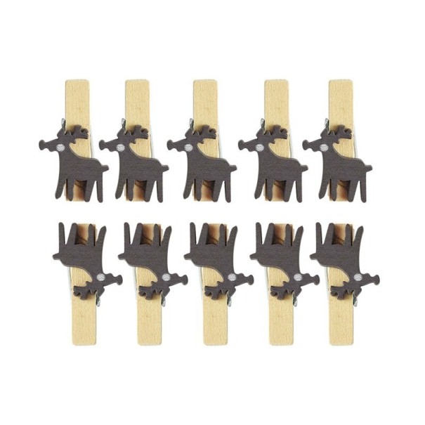 Julpyntspinnar 10 st 4