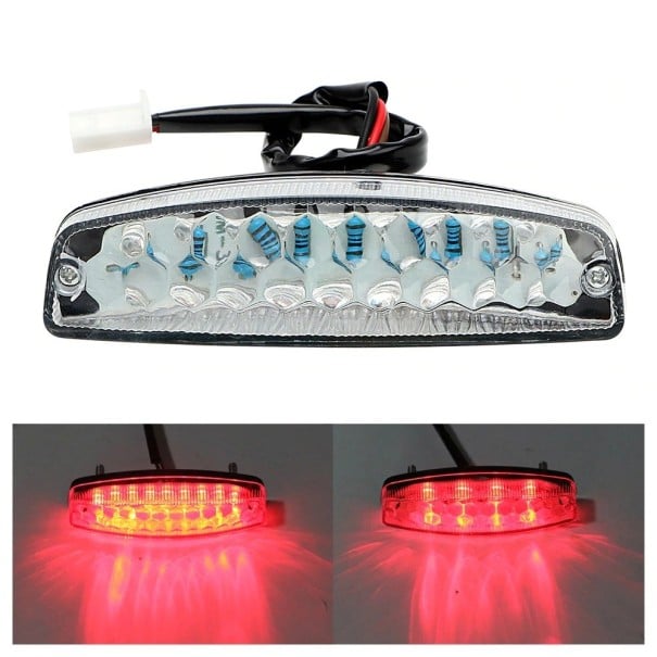 Moottoripyörän N41 LED-jarruvalo takana 1