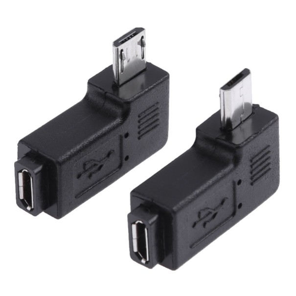 Böjd Micro USB-adapter 2 st 1