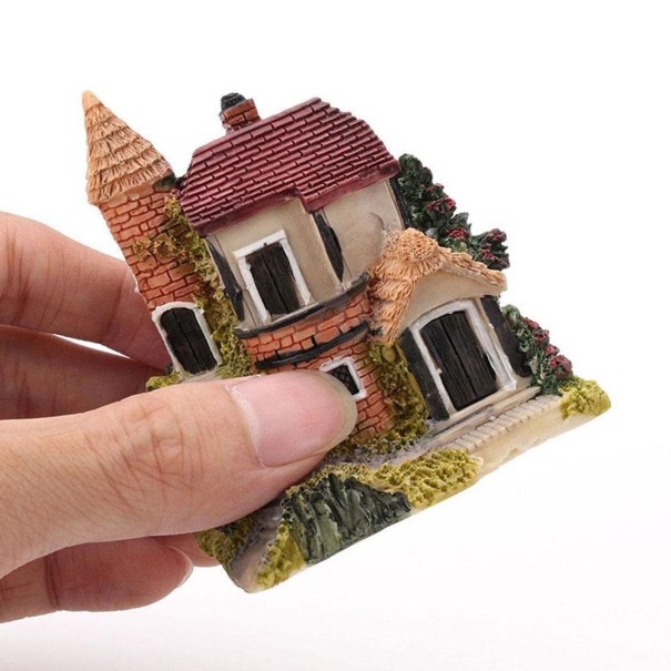 Trädgård mini hus dekoration 1