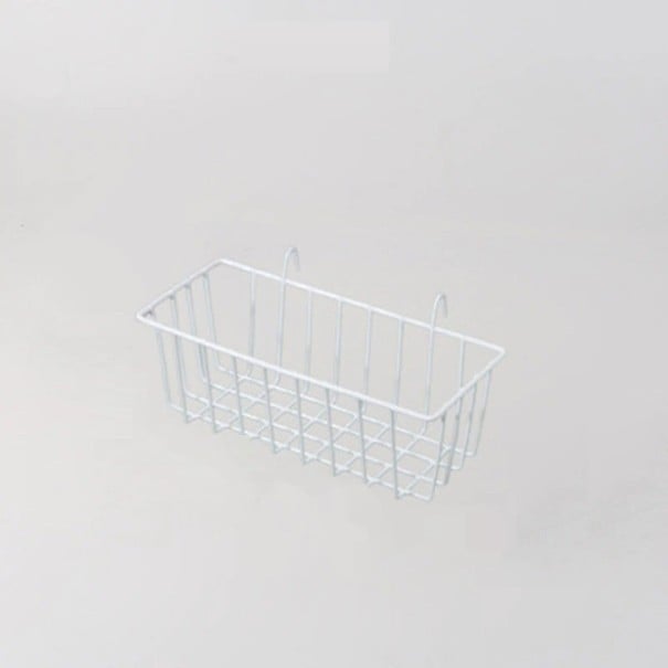 Panier de rangement suspendu blanc