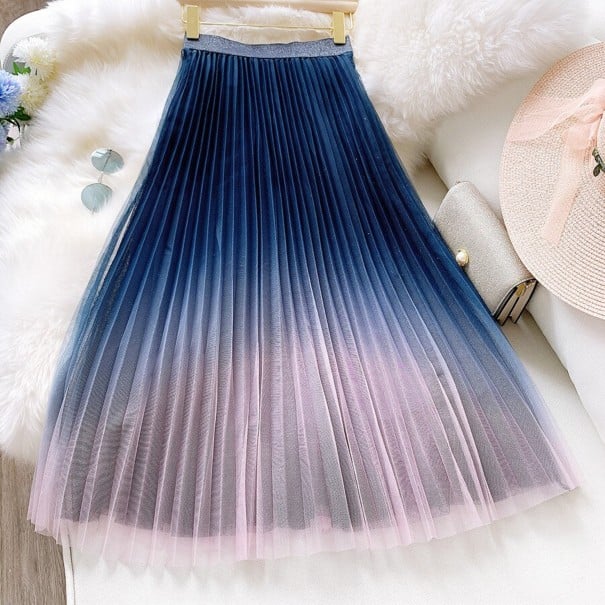 Falda de tul ombré para mujer 2