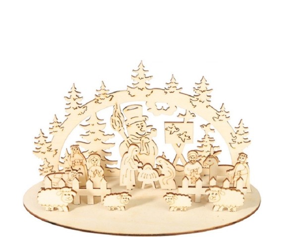 Trä julkrubba 2