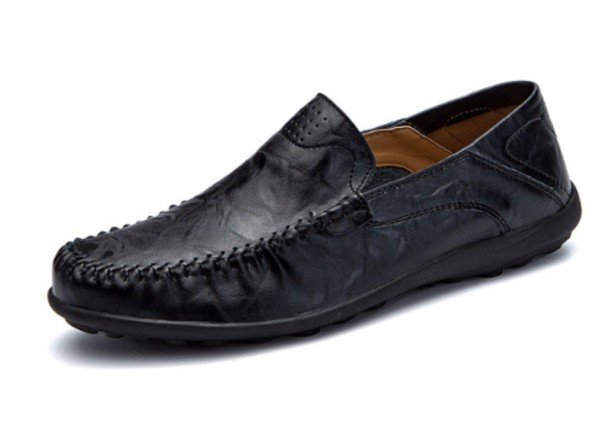 Kvalitets loafers för män J1966 svart 43