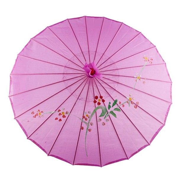 84 cm Dámský deštník Japonské třešňové květy Sakura Stylový deštník s květinovým motivem Elegantní ochrana proti dešti módní doplněk fialová