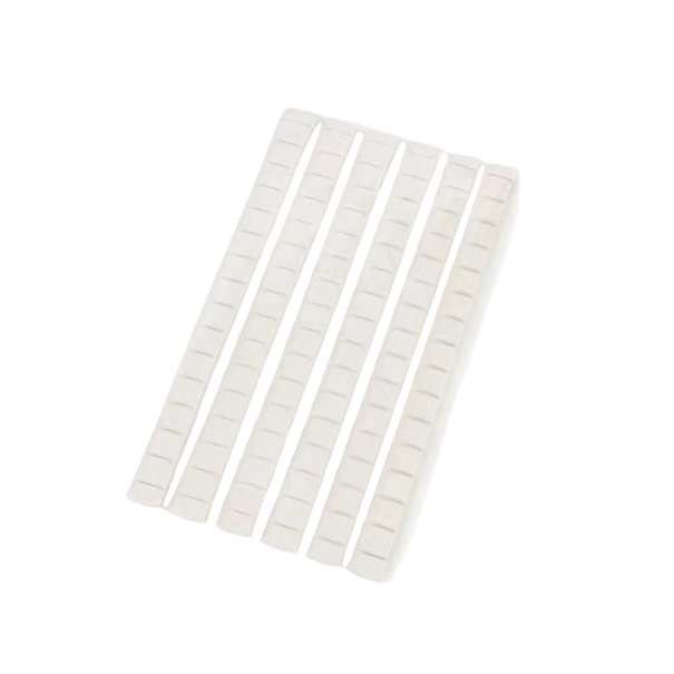 84 pcs Gel Adhesive for Artificial Nails 5 mm x 2.54 cm 1 inch Reusable Nail Clay for Practice Nail Stand White 1