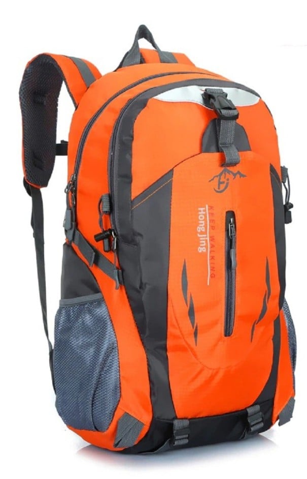 Vattentät utomhusryggsäck orange