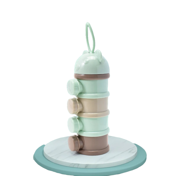 Mjölkpulver dispenser grön