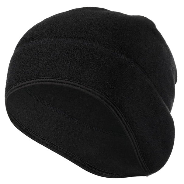 Unisex vintermössa under hjälmen svart