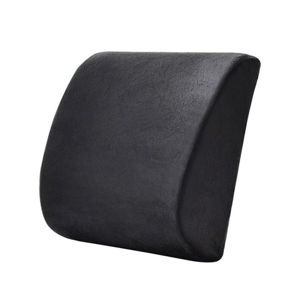 Pluche orthopedisch traagschuimkussen P4085 zwart