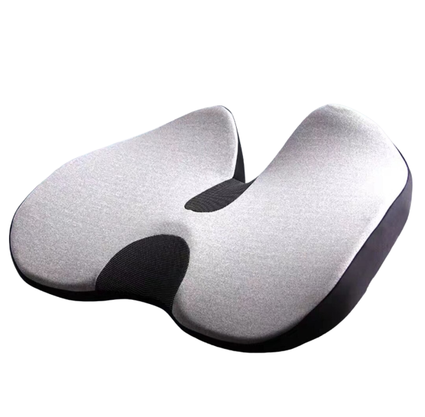Orthopedisch traagschuim zitkussen P4090 grijs