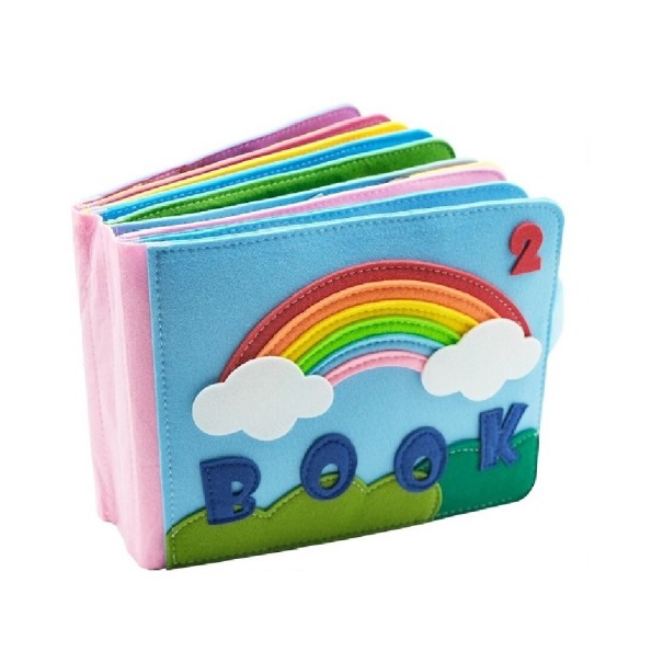 Textil pedagogisk bok för barn 1
