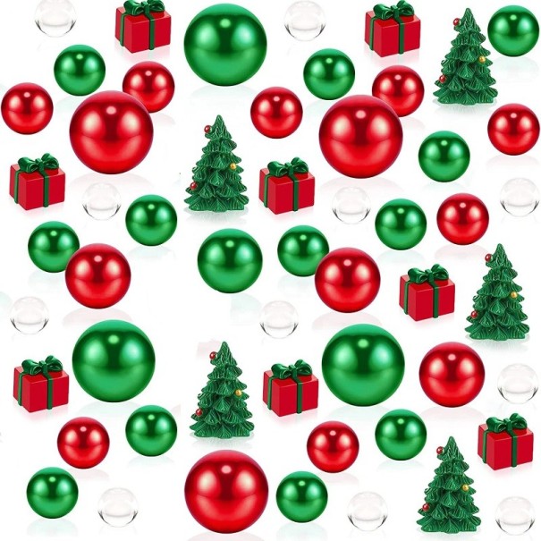 Dekorativa kulor för en vas jul 1