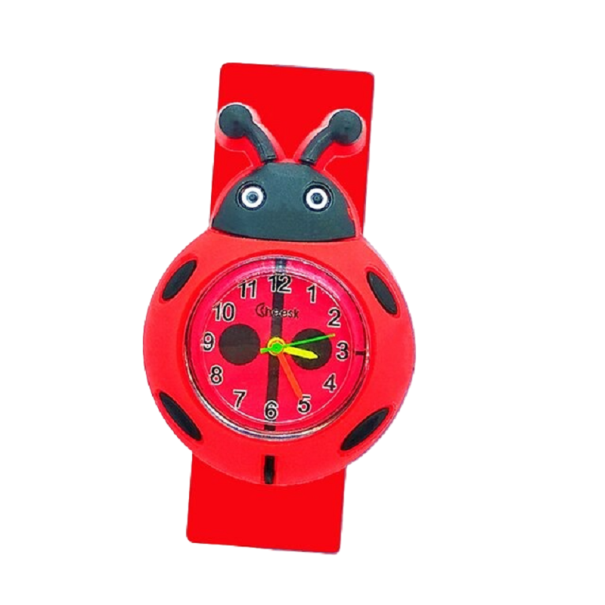 Reloj infantil con animal G2027 rojo
