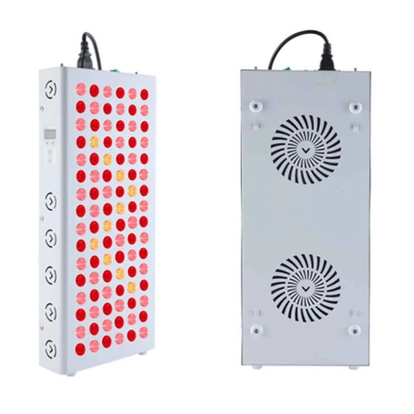 96 LED rødt lysterapipanel 5W infrarød lampe hudbehandling muskelregenerering smertelindring 1