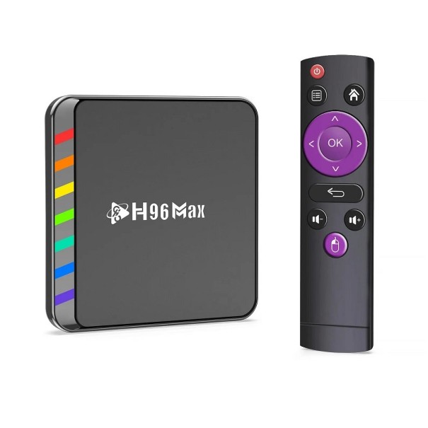 H96 MAX Android TV Box 4GB/64GB 4K Ultra HD 1