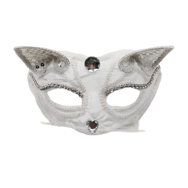Masque animal en dentelle 1