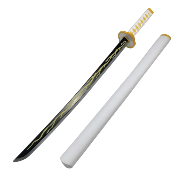 Katana s pouzdrem replika Zenitsu Agatsuma 80 cm 1