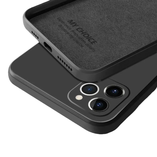 Siliconen beschermhoes voor Samsung Galaxy S22 Ultra B2021 zwart