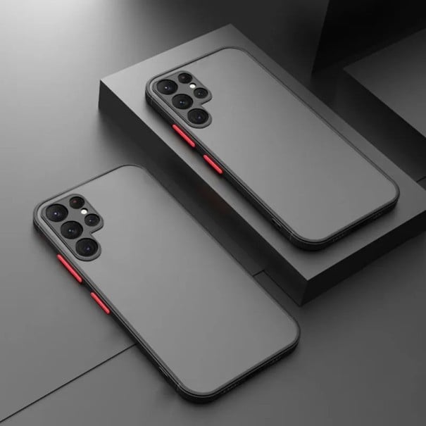 Matte beschermhoes voor Samsung Galaxy S9 zwart