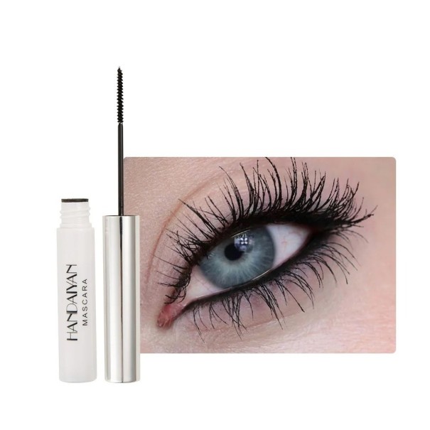Långvarig färgad mascara Snabbtorkande mascara med färgad effekt för ögonfransförlängning svart