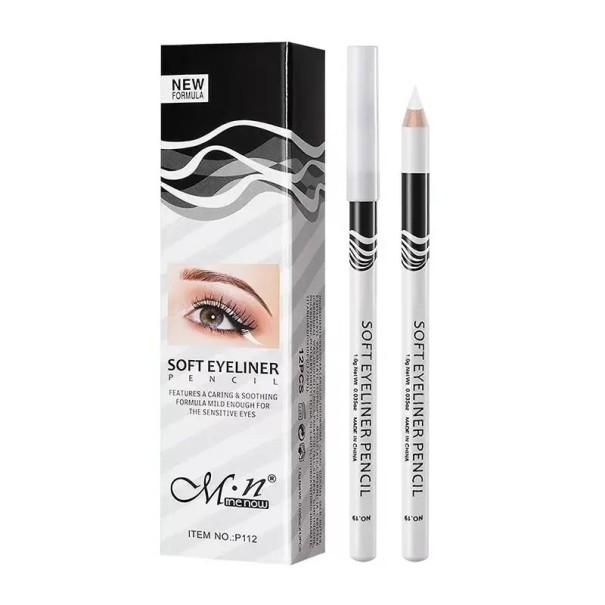 Vattenfast vit Eyeliner Eye Brightener Vit Eyeliner Eye Makeup Penna 1
