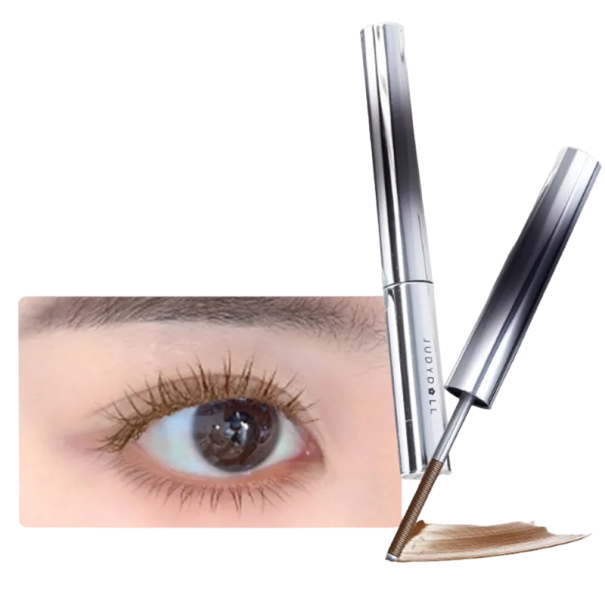 Vattenfast volymgivande mascara Mascara med ögonfransförlängande effekt Naturlig vårdande mascara brun