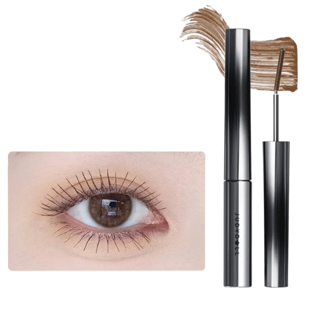 Vattenfast volymgivande mascara Curlingmascara med fransförlängande effekt Naturlig vårdande mascara brun