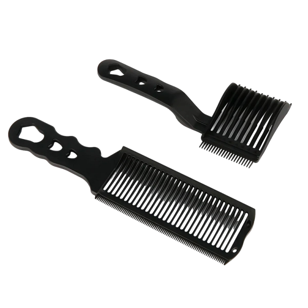 Hårrakset Hårstylingverktyg Barber Fade Frisörverktyg 2 st svart