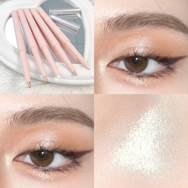 Shimmering Cream Shadow Cream Shadow Stick Ultrapigmenterad ögonpenna Highlighter Vattentät V244 2