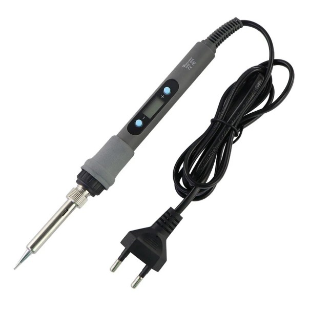 Elektrisk lödkolv med justerbar temperatur 180-500°C Lödkolv för reparation med tennspetsar 80 W 220 V 20 cm 1