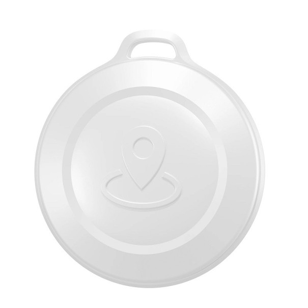 Vattentät Bluetooth locator Mini GPS locator för nycklar, plånbok Kompatibel med Apple Find my 3,8 x 4,2 x 1,1 cm vit