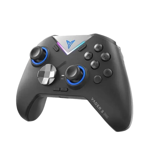 Trådlös spelkontroll Trådlös Gamepad med Bluetooth för Switch, PC, Steam, IOS svart
