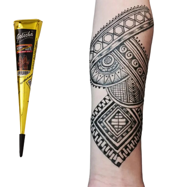 Svart henna Henna för tillfälliga tatueringar Svart pasta för tillfälliga tatueringar 1