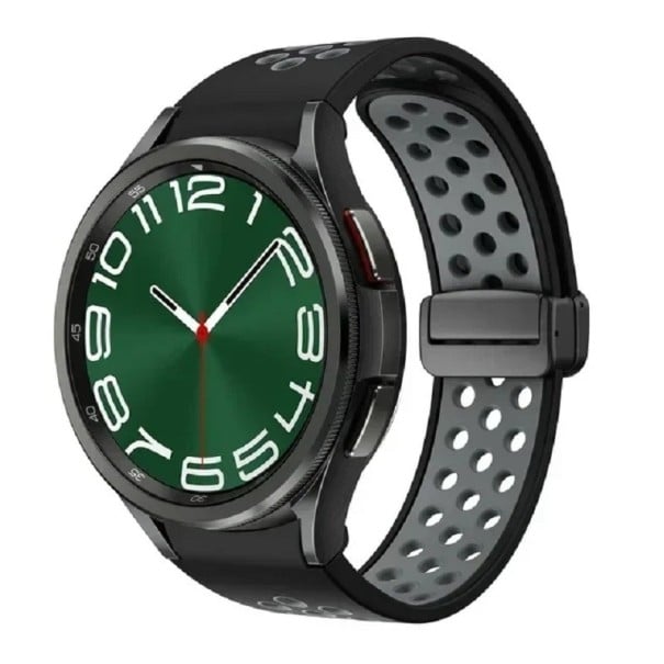 Řemínek na hodinky Samsung Galaxy Watch 6 Classic 43 mm Silikonový řemínek na hodinky černá