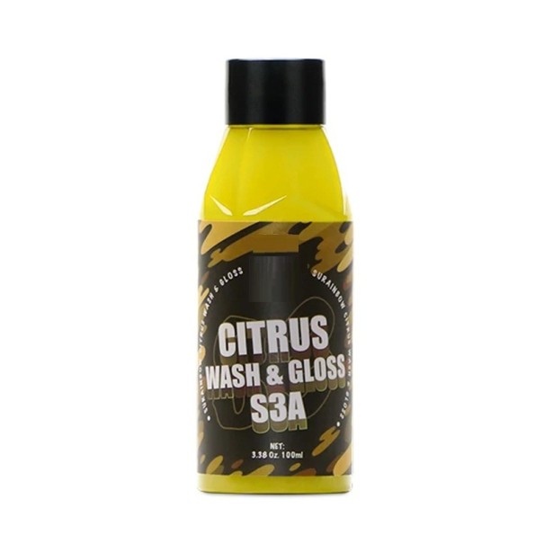 Skummande biltvättsåpa 100 ml Citrusrengöringsmedel för kaross, glas, hjul, speglar Stark rengöringseffekt Glans och fräsch doft 1