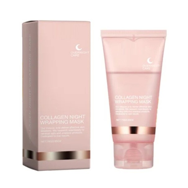 Collagen Peel-Off Mask for Night 75 ml Korean Cosmetics Soothing Hydrating Mask with Vitamin E Deep Regeneration 1