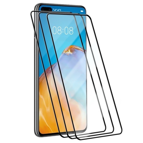 9D edzett üveg Huawei P Smart 2019-hez 3 db 1