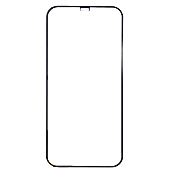 9D edzett védőüveg iPhone 12 Pro készülékhez fehér