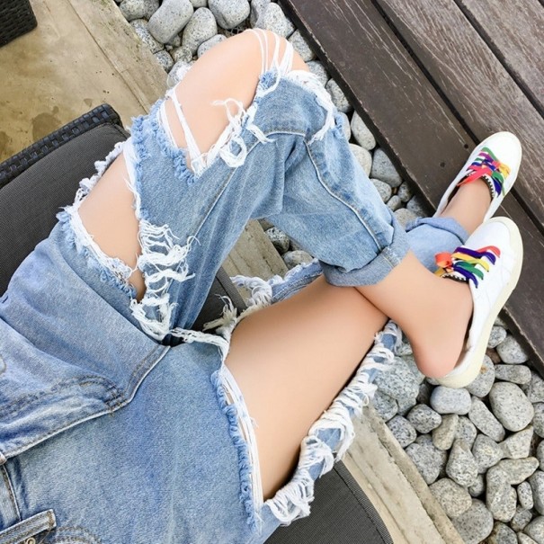 A1 zerrissene Jeans für Damen M